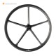 700C/29er Gravel XC Ruota in carbonio con 5 raggi e larghezza di 28mm per freno a disco stradale 700C/29er Gravel XC Ruota in carbonio con 5 raggi e larghezza di 28mm per freno a disco stradale